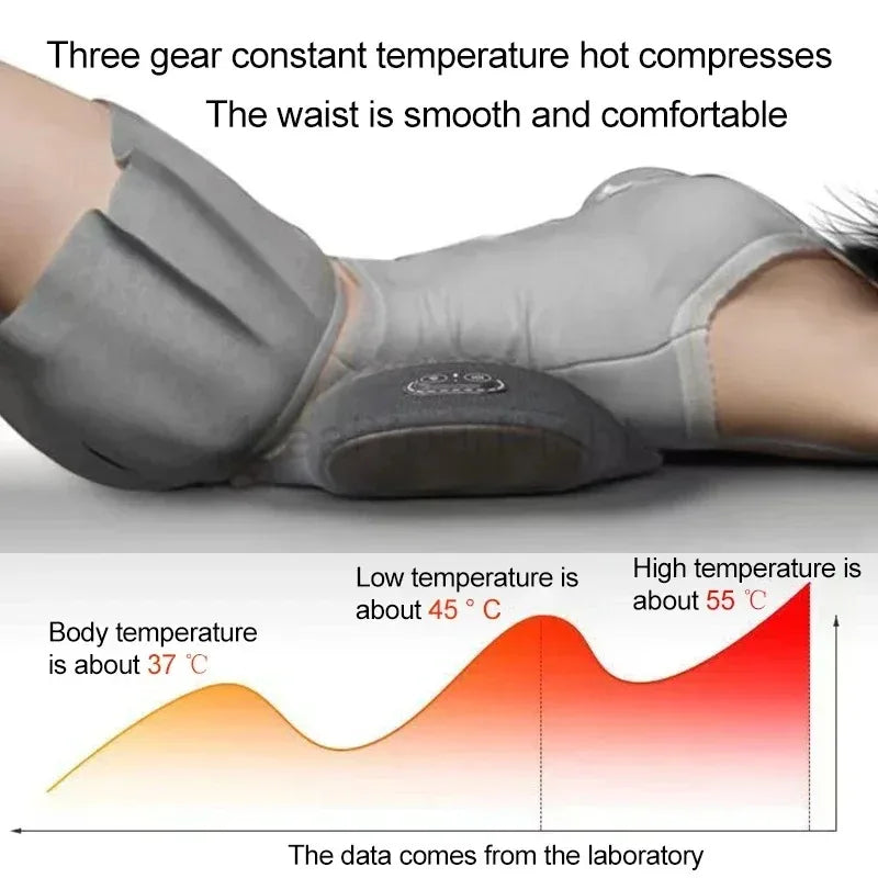 Massage Pad Heating Vibrating Back Massager