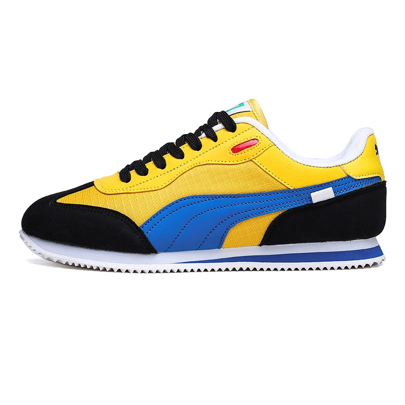 Retro Flat Yellow Men's Casual Sport Shoes