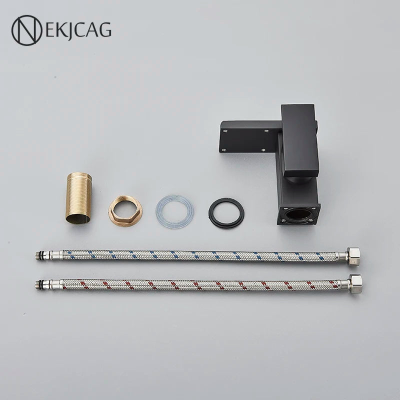 LED Bathroom Basin Faucet Waterfall