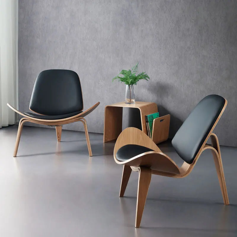 Nordic High-End Light Luxury Solid Wood Leisure Chair