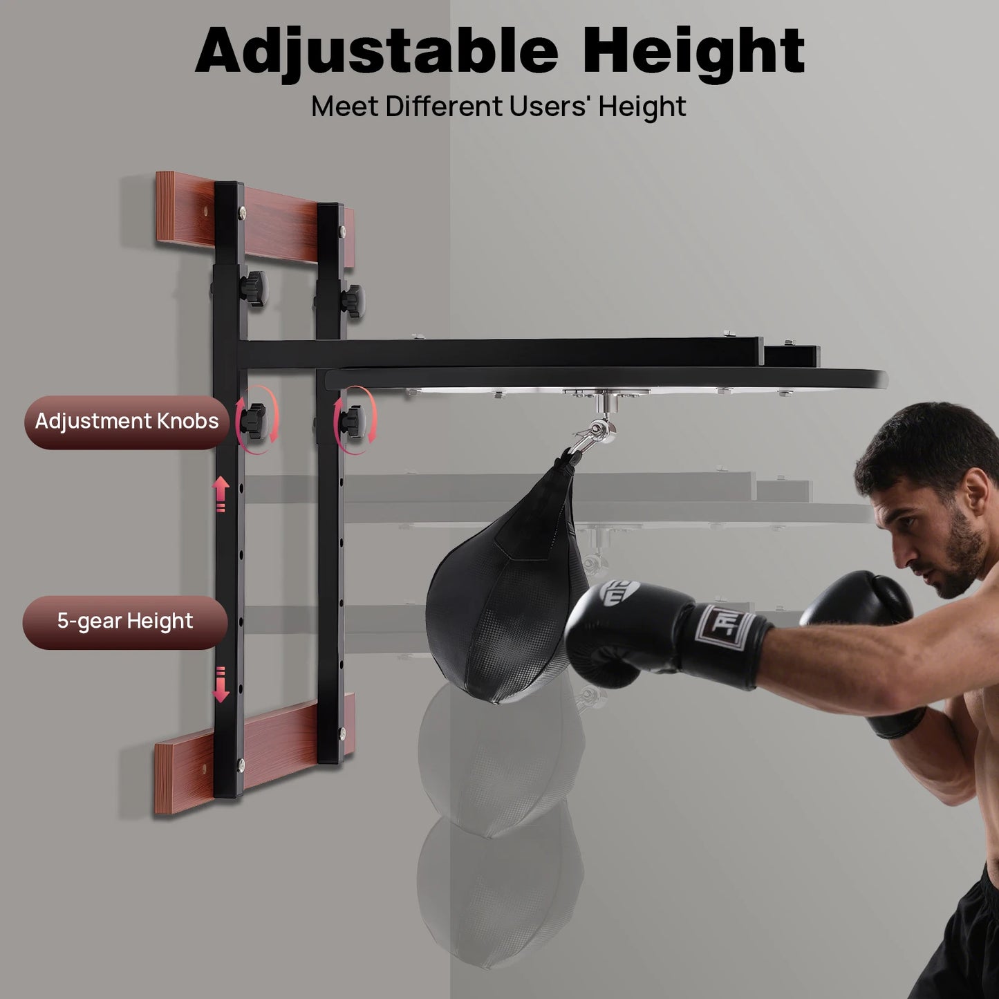 Heavy Duty Wall Mounted Speed Bag