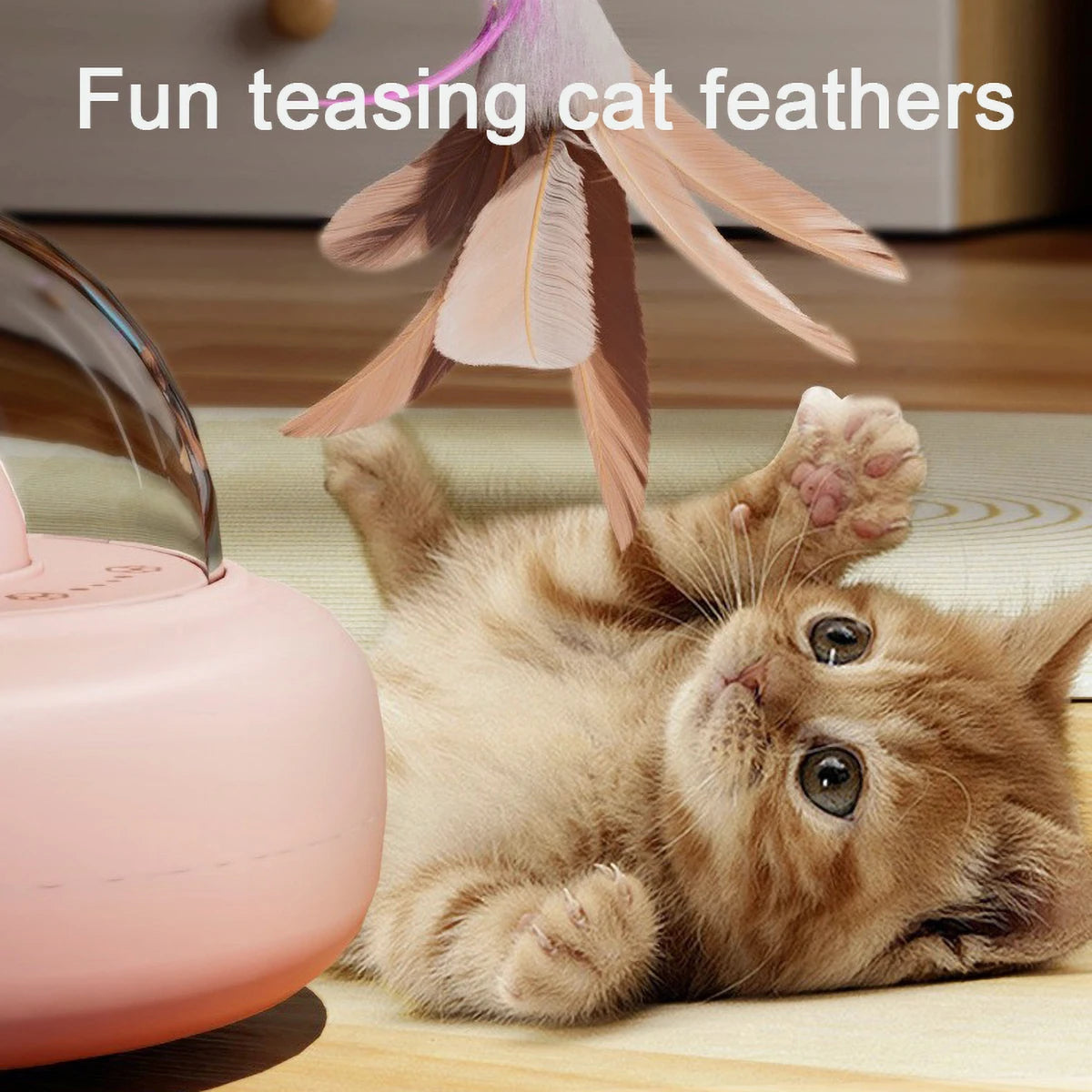 Intelligent Cat Toy Red Dot Laser with Obstacle Avoidance