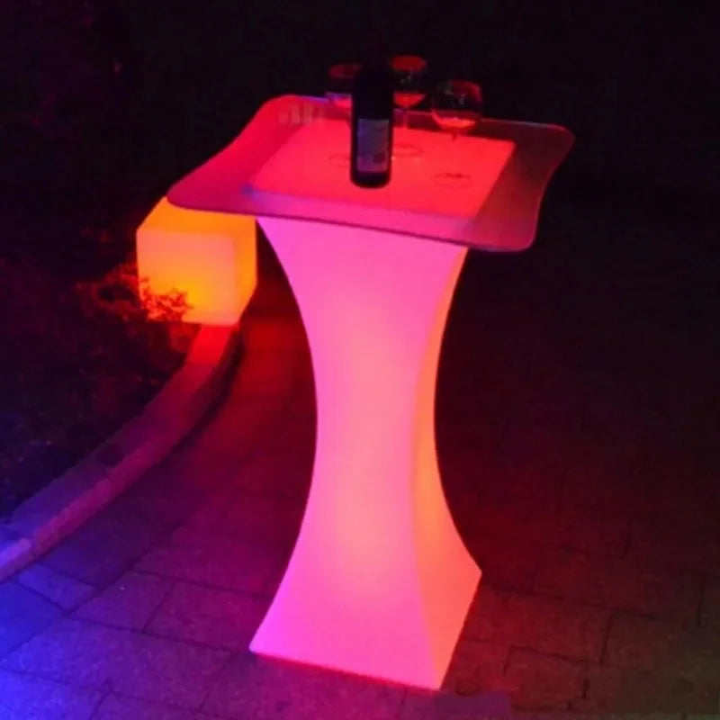 Rechargeable LED Luminous Bar Cocktail Table