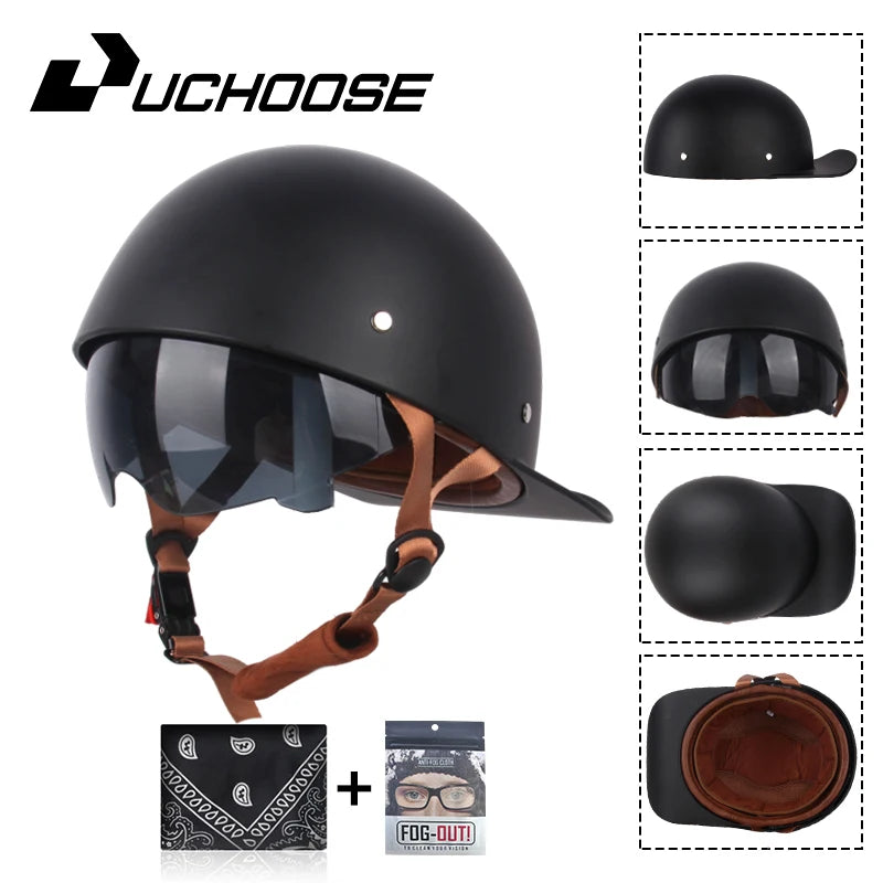 DS Baseball Cap Retro Helmet Vintage Open Face