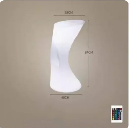 110CM LED Illuminated Round Cocktail Table