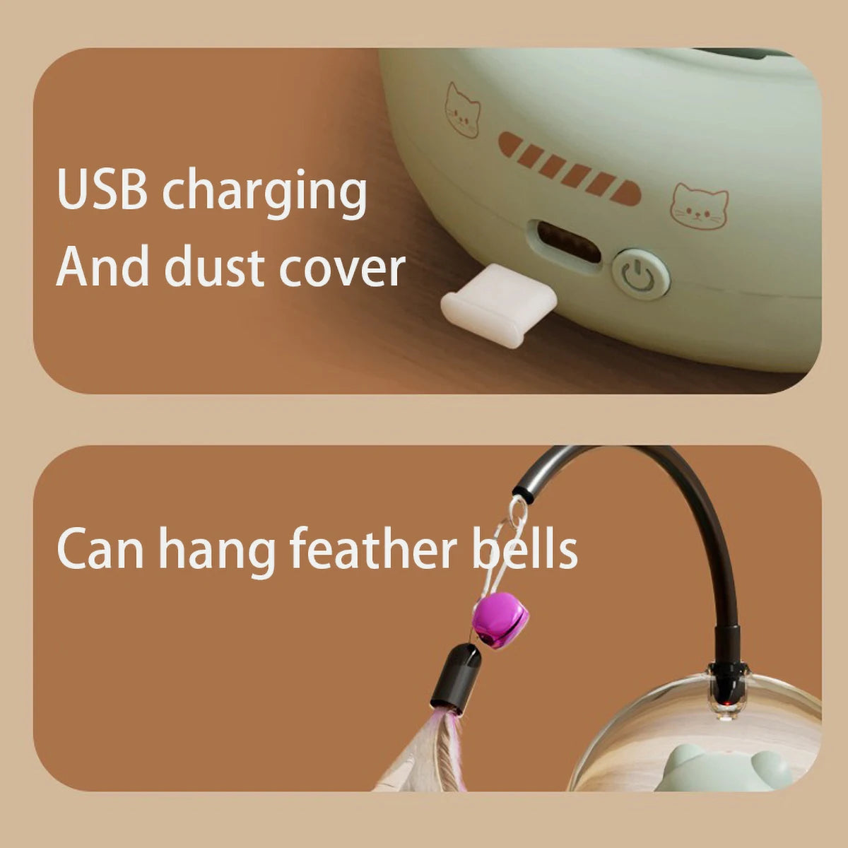 Intelligent Cat Toy Red Dot Laser with Obstacle Avoidance