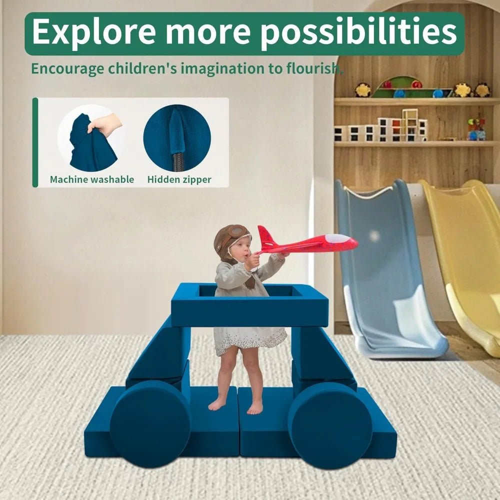 18pcs Large Modular Kids Play Couch