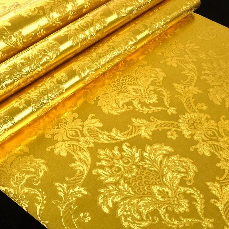 Waterproof Luxury Metallic Glitter Foil Wall Paper