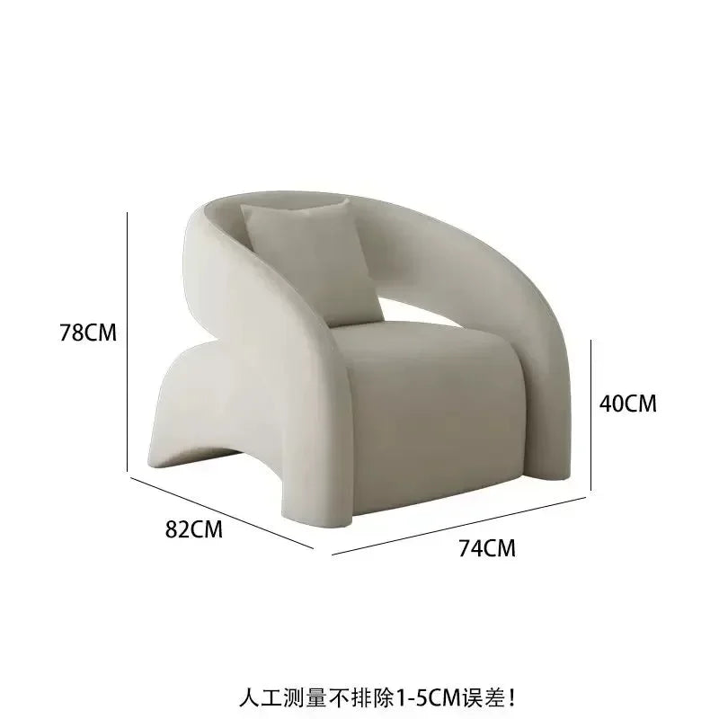 Single Sofa Leisure Chair Designer Luxury