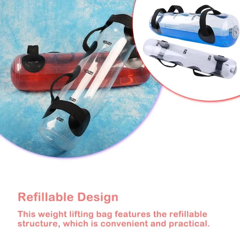 Weighted Water Bag Training Equipment Full Body Workout