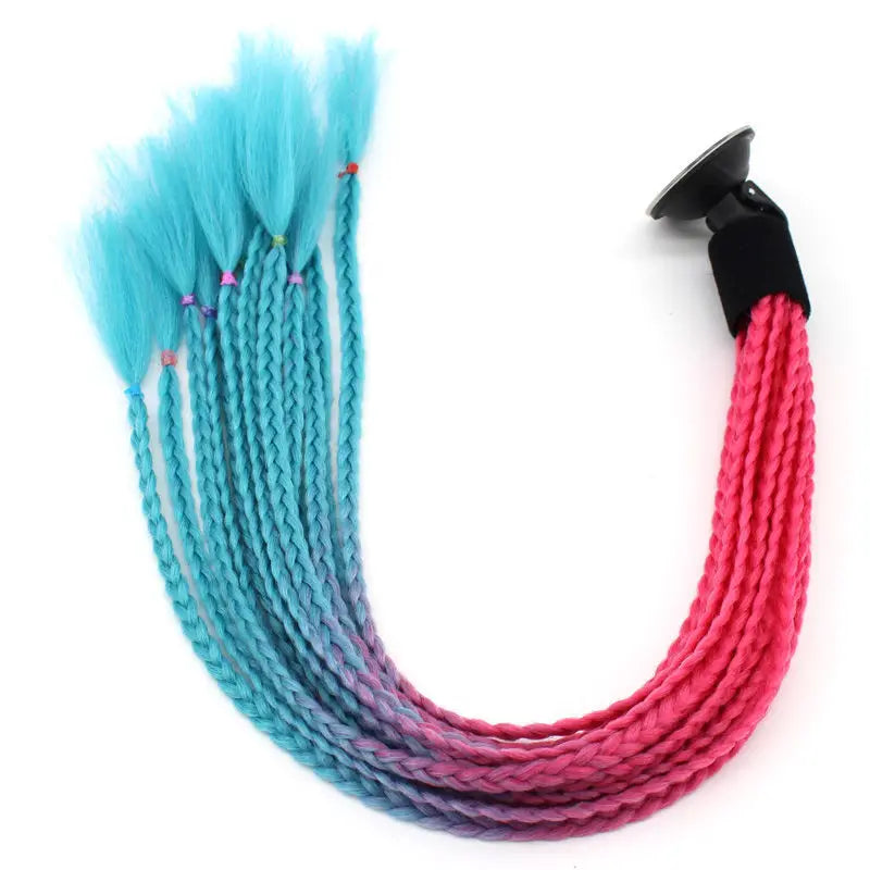 1pc Women Ponytail Helmet Braid