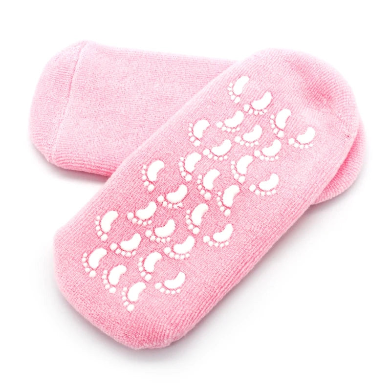 2pc Foot Care Spa Moisturizing Gel Socks Exfoliating