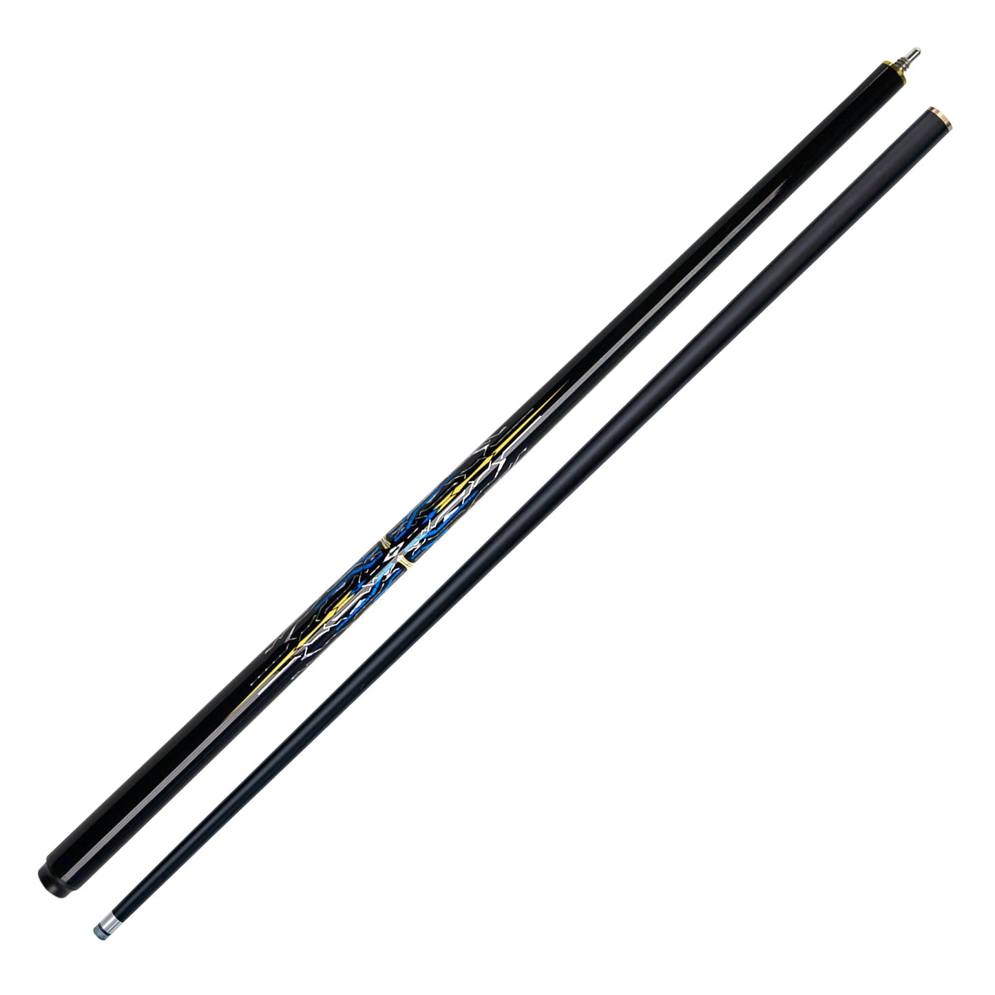 Professional Pool Cue 10mm Carbon Fiber Blue Mechanical