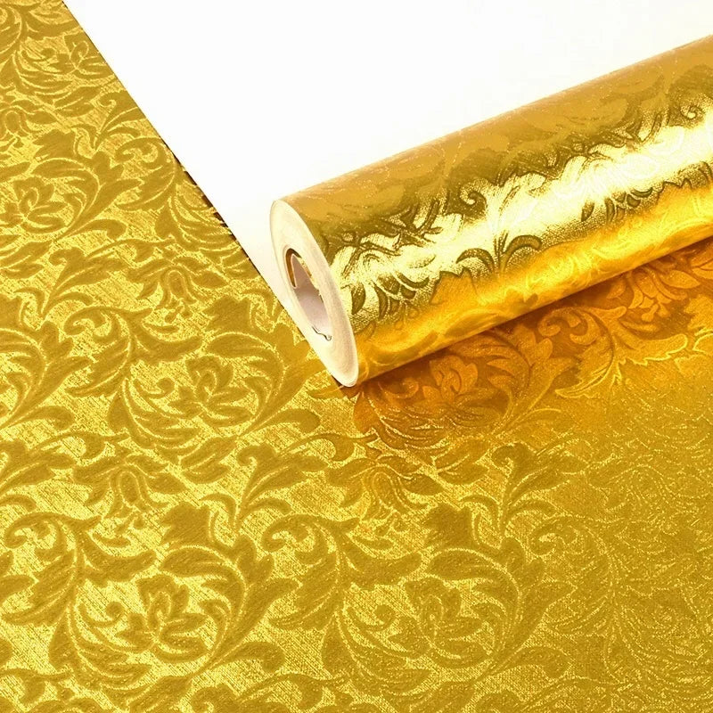 Waterproof Luxury Metallic Glitter Foil Wall Paper