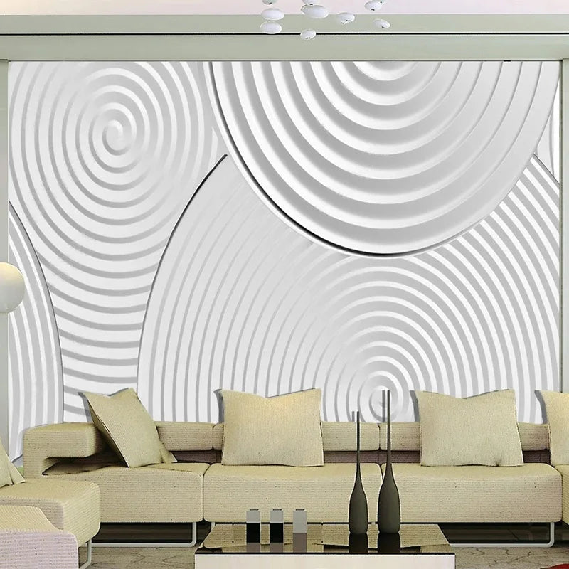 Custom Mural Wallpaper Modern 3D Abstract