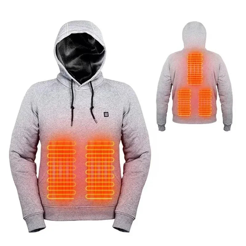 Hooded USB Heated Thermal Wear