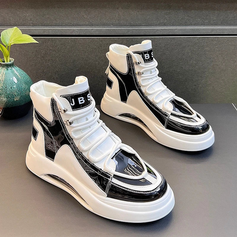Mens High Top Designer Trending Sneakers