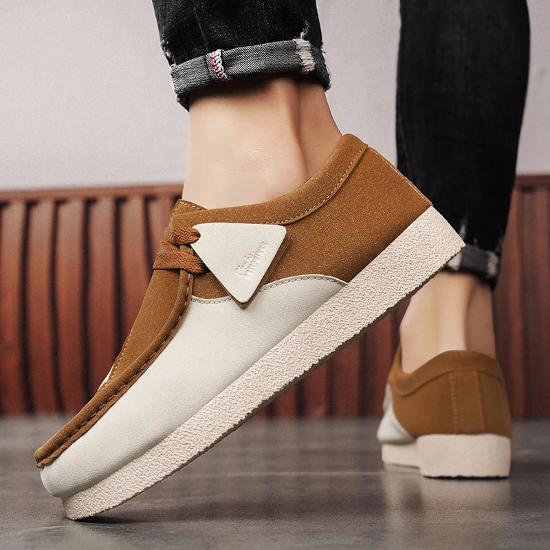 Vintage Suede Comfortable Mens Boat Shoes