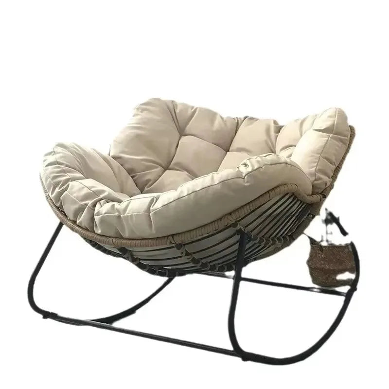 Single Rocking Chair Nordic Style Lazy Sofa