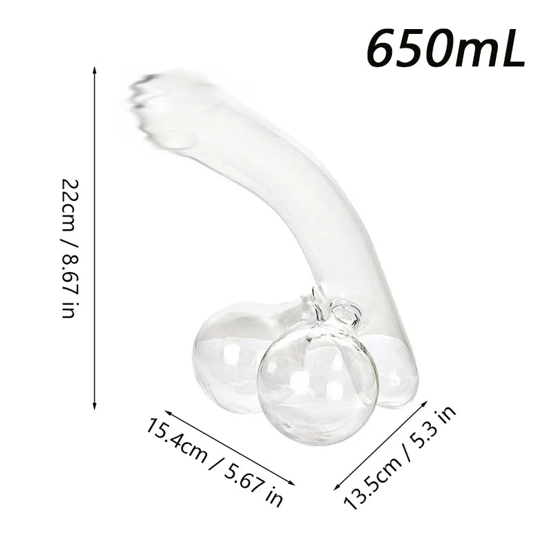 650ml Creative Whiskey Decanter Big Funny Trick Gift