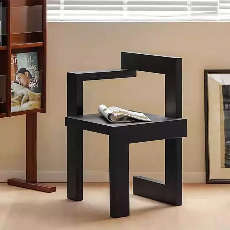 Solid Wood Building Block Luxury Modern Chair