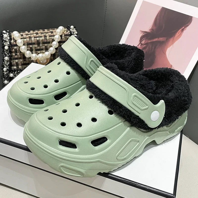 Women's Slippers Plush Cotton Soft Non-Slip