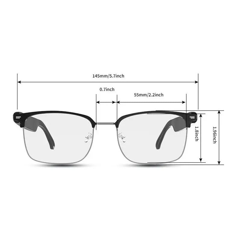 Bluetooth Smart Glasses Auto-Color Changing Touch Control