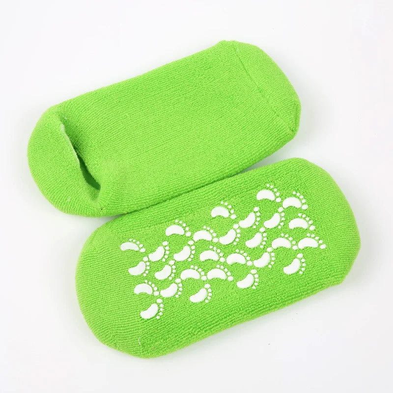 2pc Foot Care Spa Moisturizing Gel Socks Exfoliating