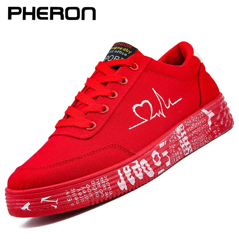 Womens Lace-up Breathable Canvas Lover Shoes