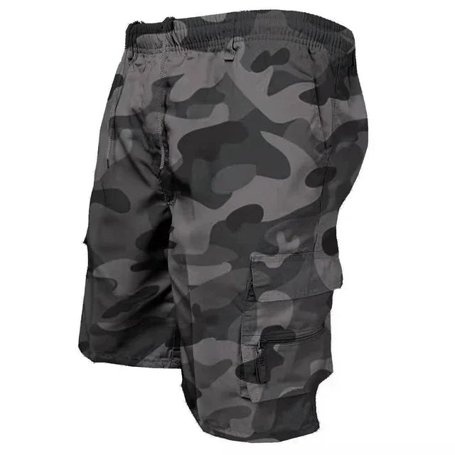 Men's Casual Cargo Shorts Knee-length Multi-pocket