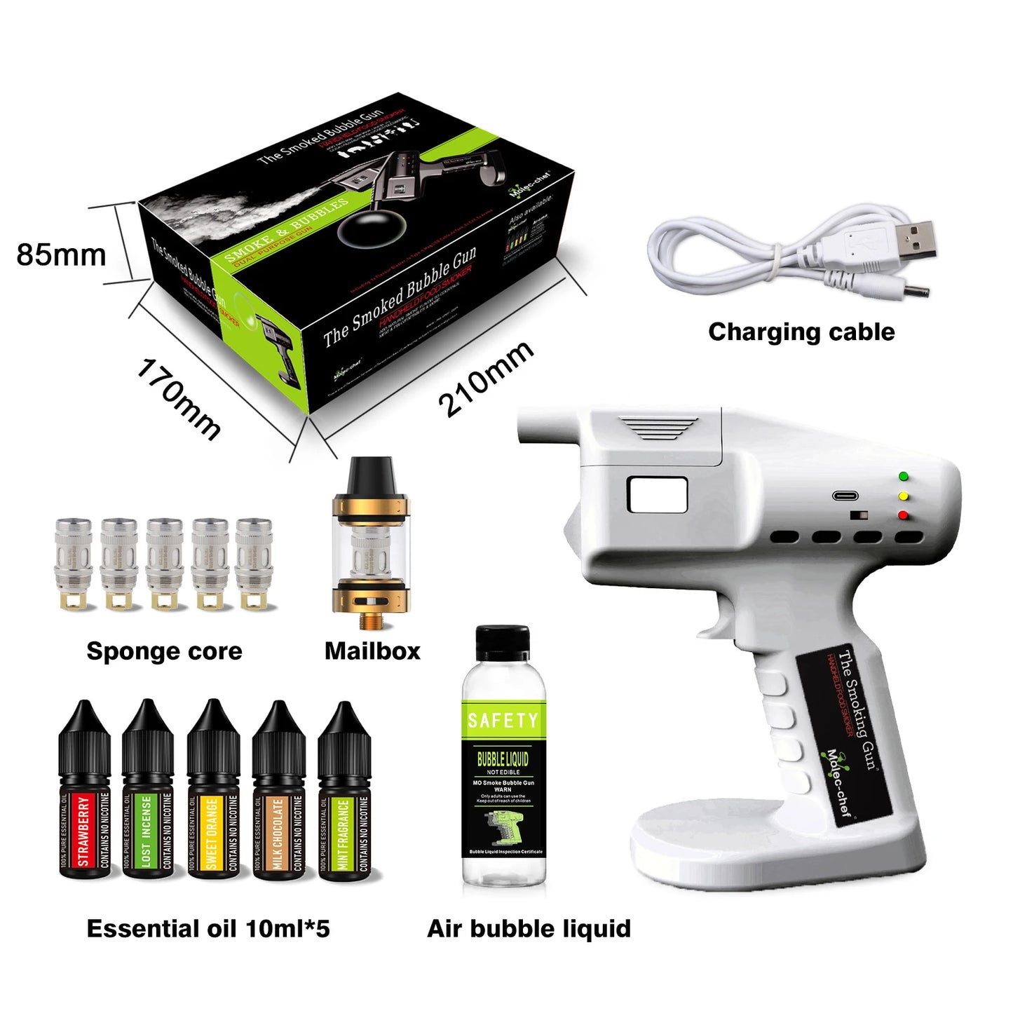 Smoke Gun Cocktail Herb Extract Essential Oil Smoker