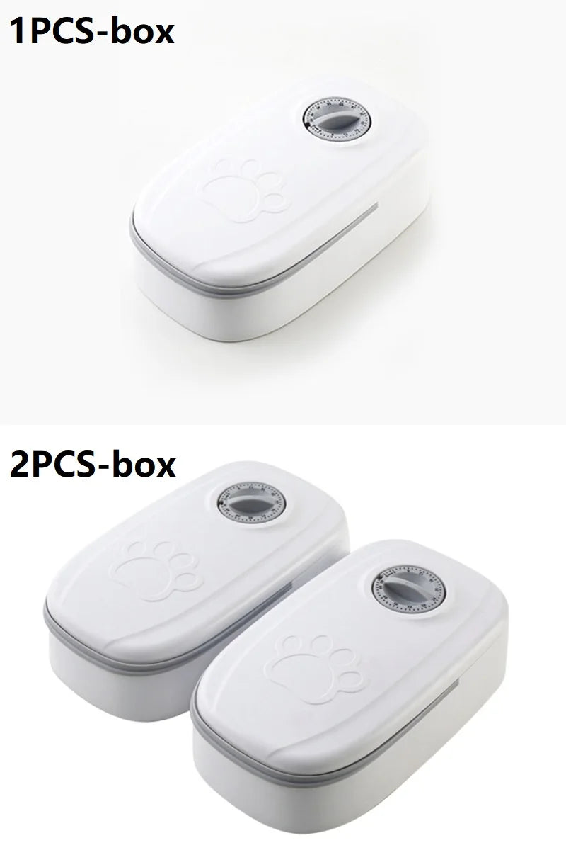 Pet Automatic Timing Feeder Dry&Wet Food Container