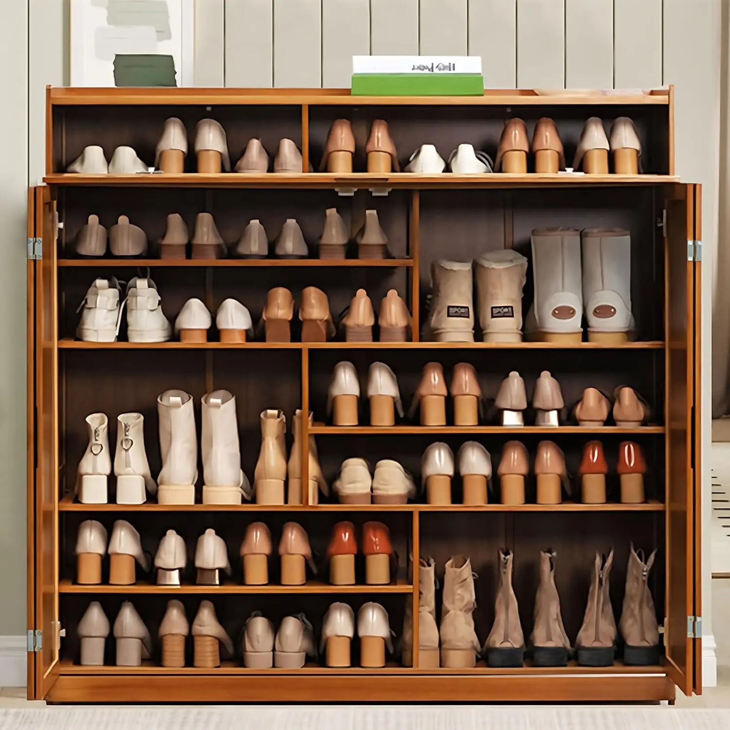 7-Tier Shoe Storage Cabinet with Drawer