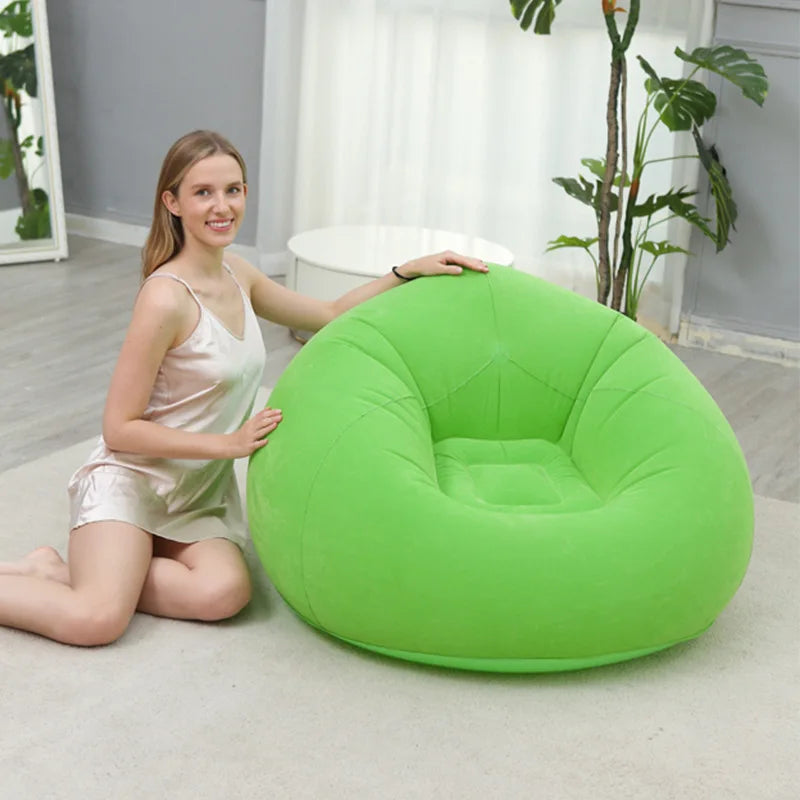 Large Lazy Inflatable PVC Lounger Bean Bag