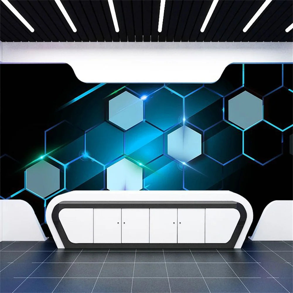Customized 3D Geometric Wallpaper