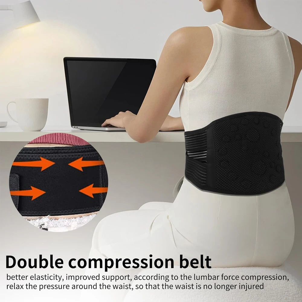 Self-Heating Lumbar Magnet Belt for Pain Relief Sciatica