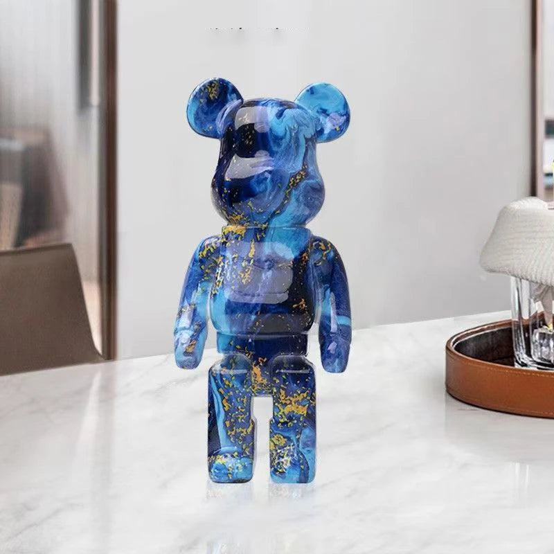 27cm/10Inches Graffiti Bear Figurine Home Decor