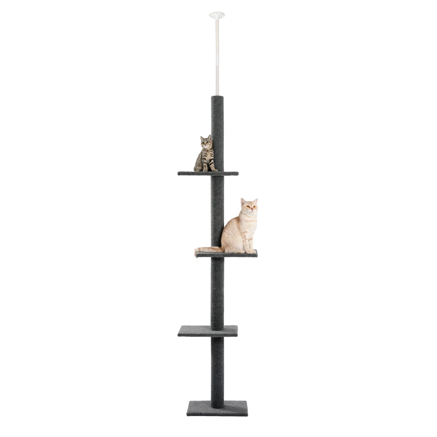 Adjustable Height Cat Tree Floor to Ceiling Tower
