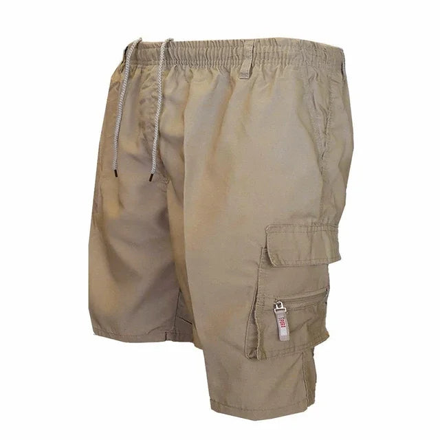 Men's Casual Cargo Shorts Knee-length Multi-pocket