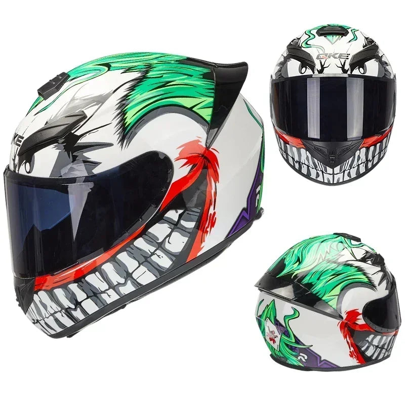 KEMITOUR Full Face Adult Helmet Street Clown