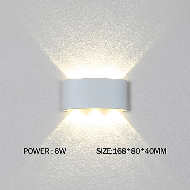LED Plastic Indoor Modern Nordic Sconce