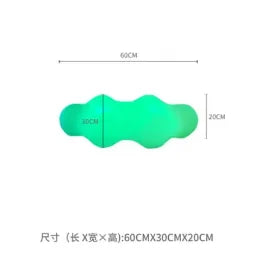 LED Glowing Cloud Rechargeable Waterproof Lounge Sofa