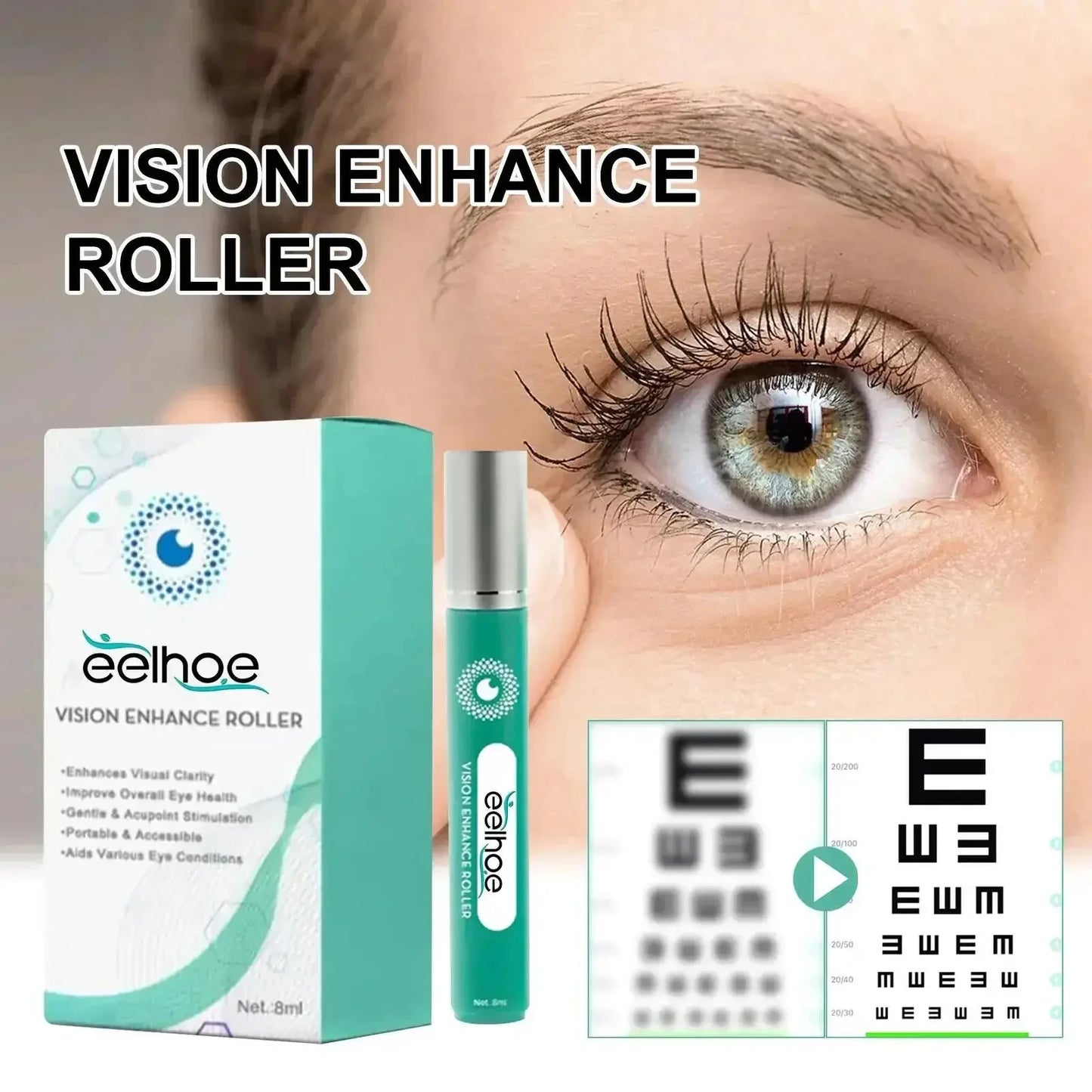 Vision Enhance Roller Promotes Clearer Eyesight