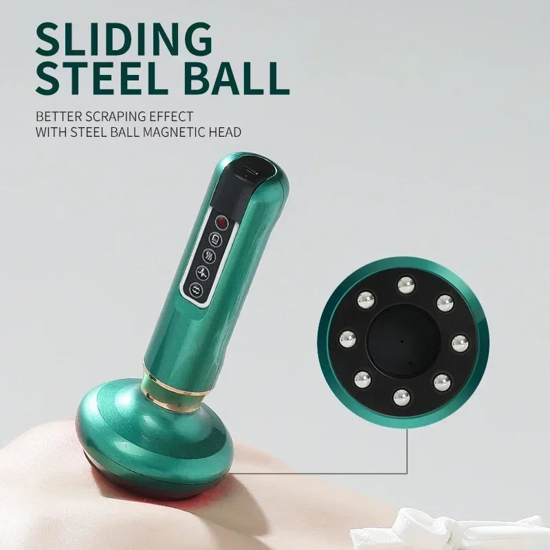 Tricolor Electric Massager Anti Cellulite Suction Cup