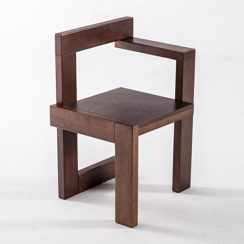 Solid Wood Building Block Luxury Modern Chair