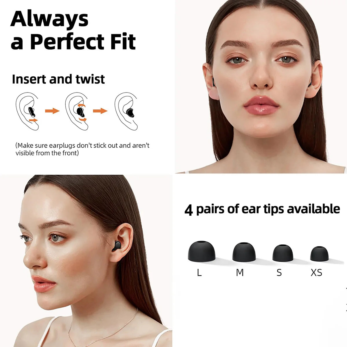 Quiet Ear Plugs for Sleeping Noise Reduction Super Soft
