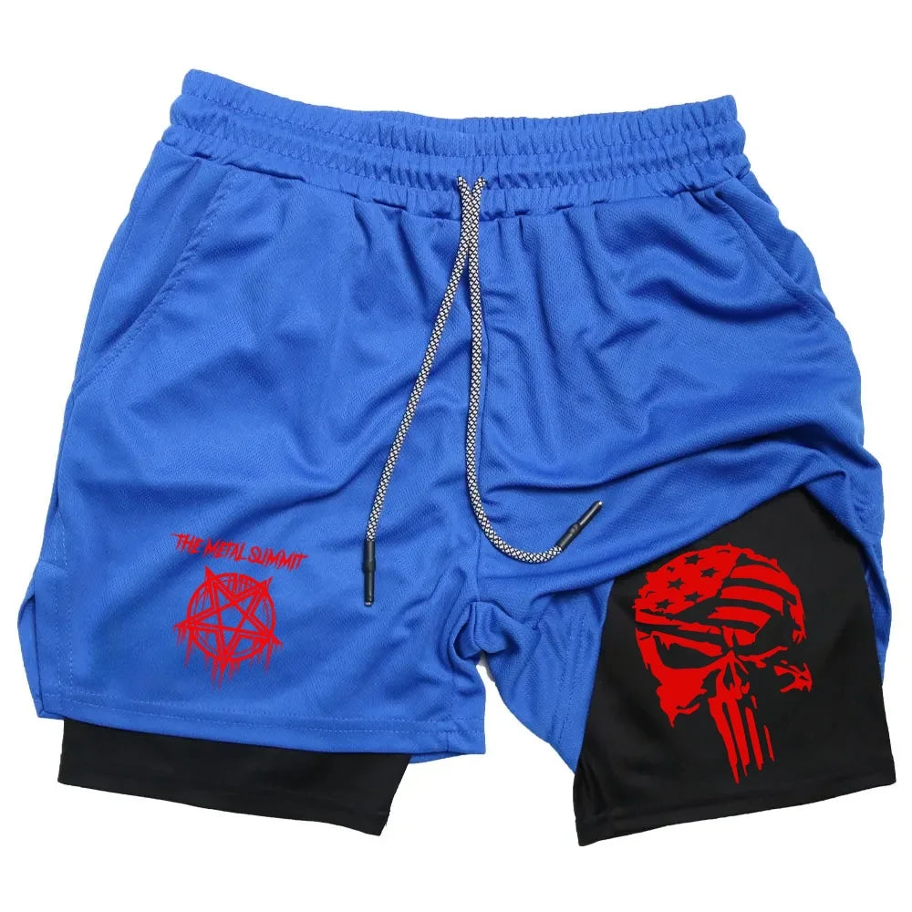 Double Layer Quick-Drying Performance Shorts