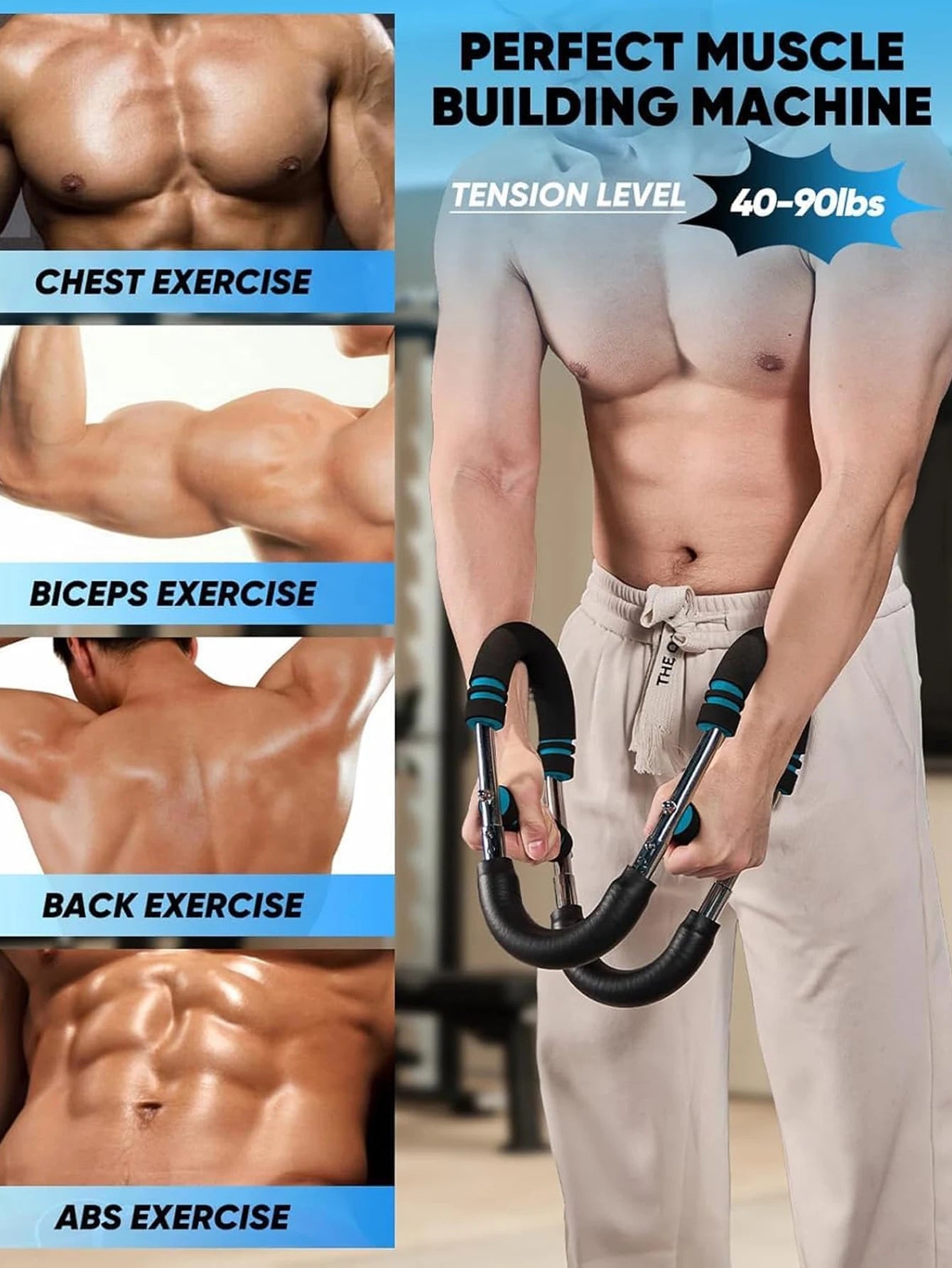 Ultimate Chest Expander Arm Exerciser