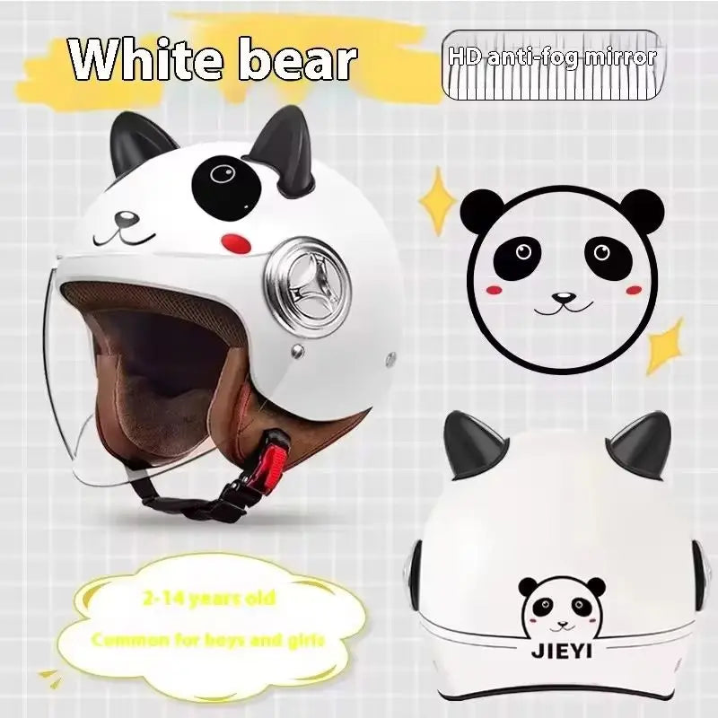 Children Safety Four Season Universal Half Helmet Cute Cartoon