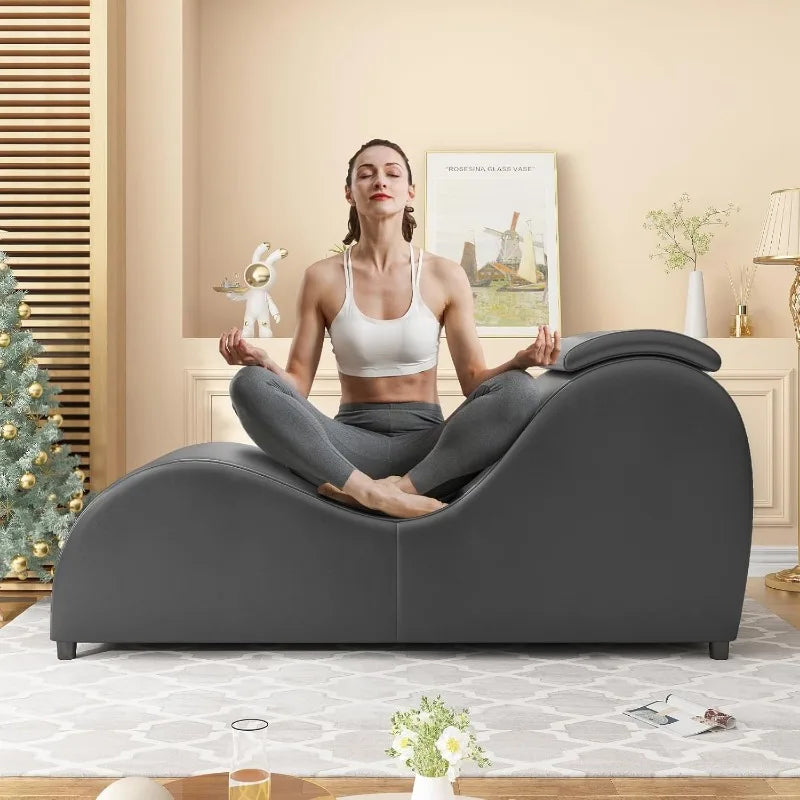 Curved Yoga Sofa for Stretching Relaxing Exercising